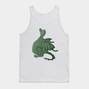 mythical and fantasy creature cute green dragon Tank Top